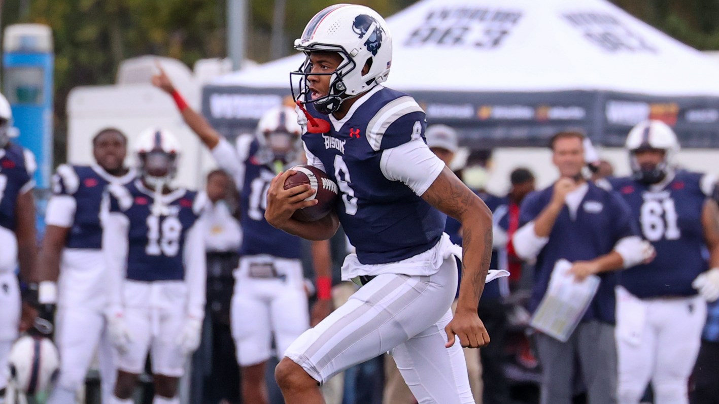 Howard University junior quarterback Quinton Williams tallied two total touchdowns in the loss to North Carolina Central