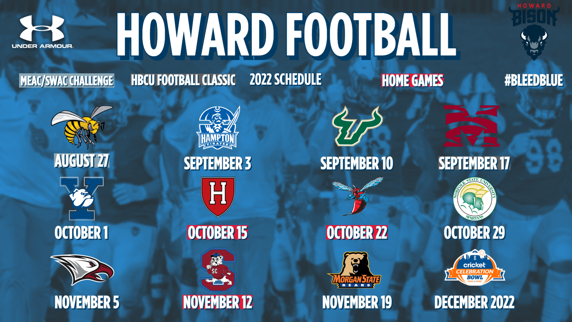 Howard Football 2022 Schedule