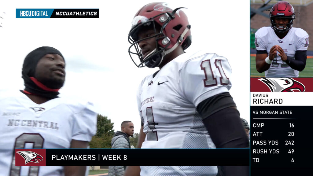 North Carolina Central Quarterback Davius Richard