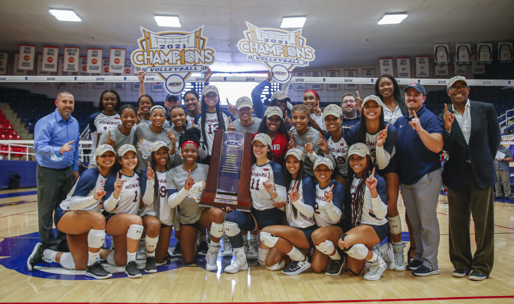 2021 MEAC Volleyball Championship - Delaware State Hornets vs Howard BISON