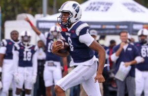 Howard University junior quarterback Quinton Williams tallied two total touchdowns in the loss to North Carolina Central